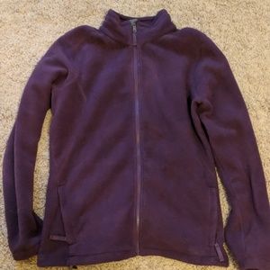 Purple Cabela's L Fleece Zip Up Jacket